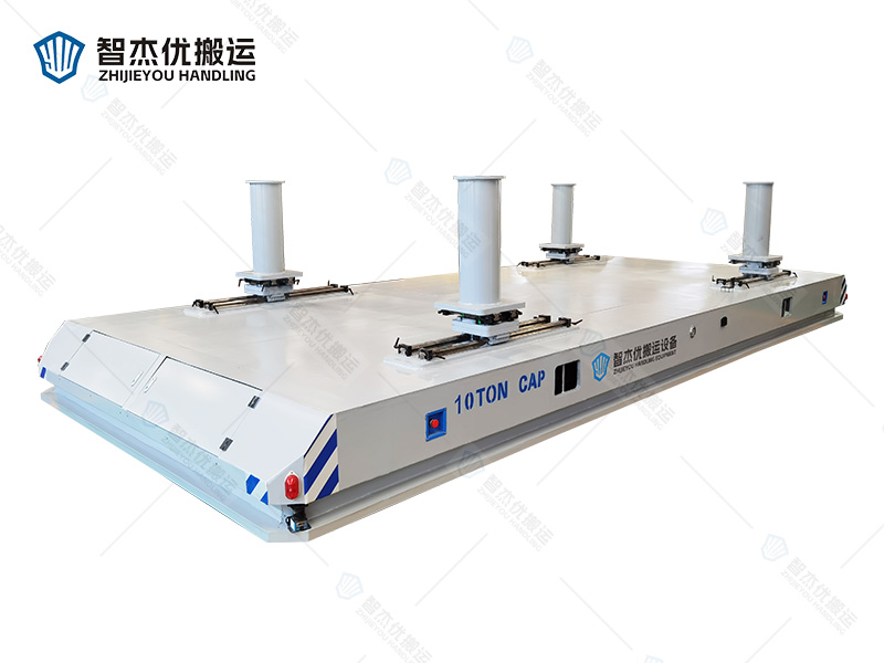 10噸級磁導(dǎo)航AGV公鐵兩用搬運(yùn)車